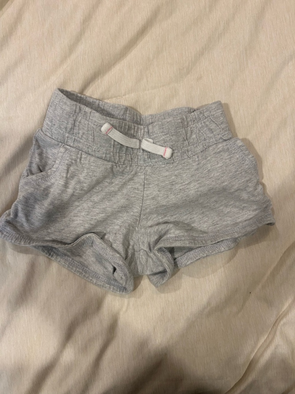 jumping beans Light Heather Gray Girls' Knit Shorts